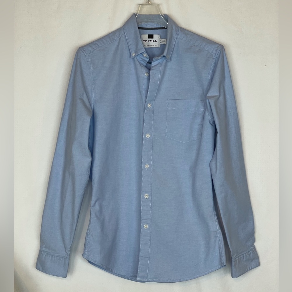 Topman Men’s Button Down Oxford Shirt Size S